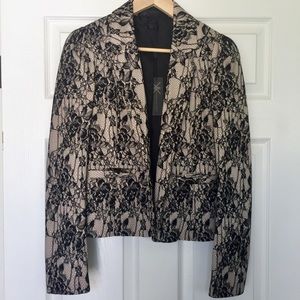 ♠️ Chic Black Lace Blazer 🖤
